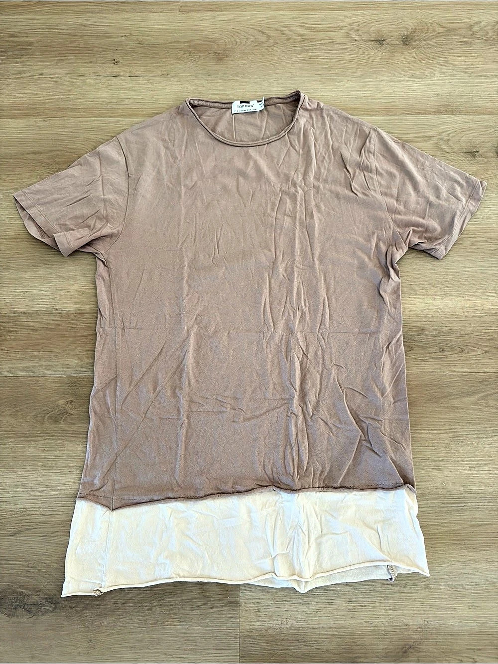 Topman Short Sleeve Loose Fit Tee Size M